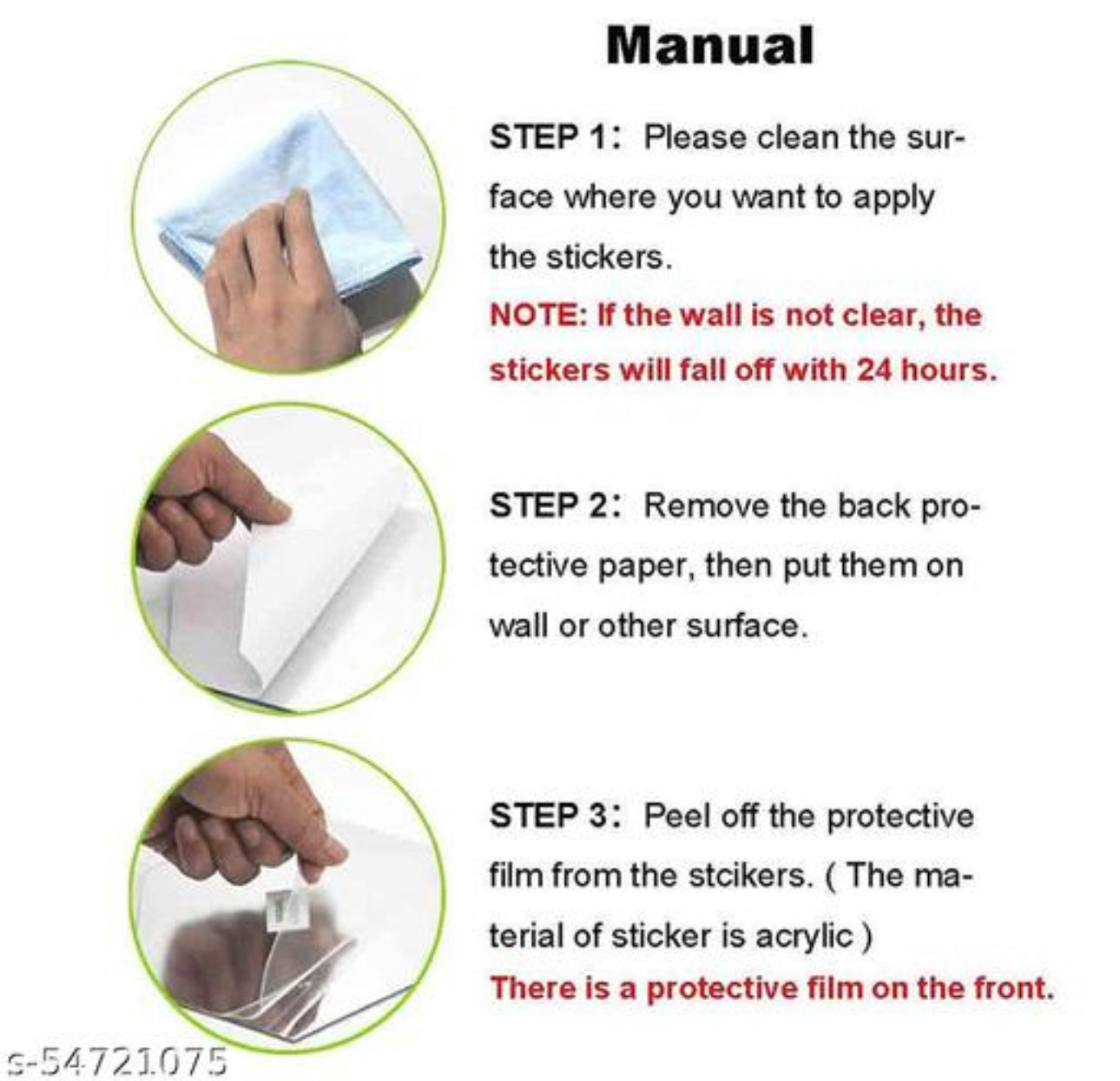 Hexagon Decorative Mirror Wall Sticker