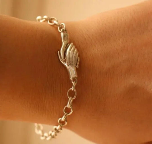 Magnetic Silver Bracelet