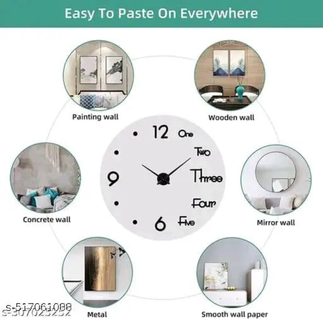 DIY Modern Wall Clock