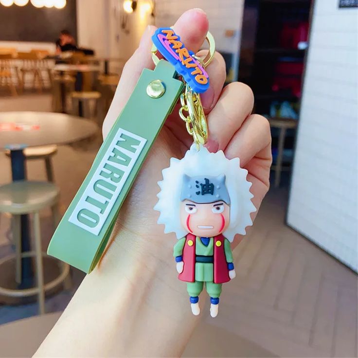Onitore Naruto Jiraiya 3D Keychain 3D Silicon Keychain