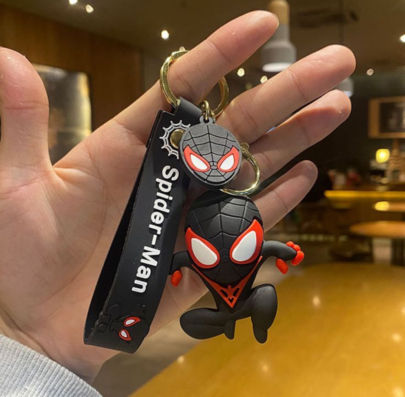 Pack Of 4 Spider Man Keychains