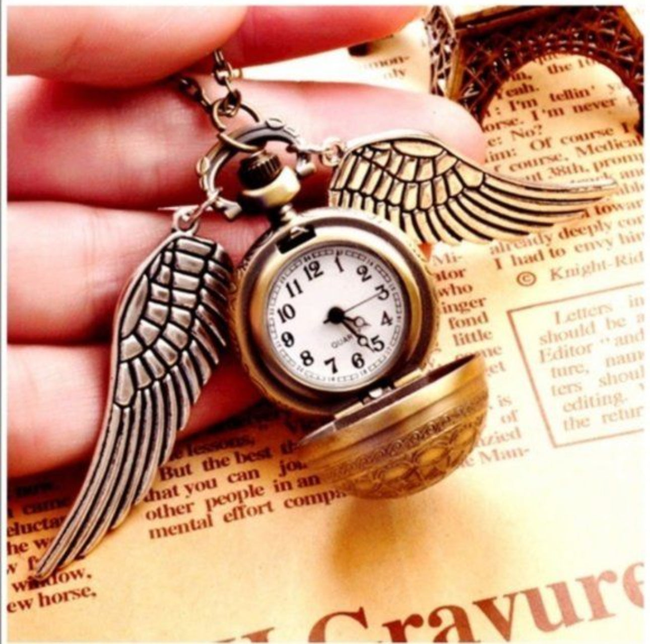 Golden Snitch Ball Pocket Watch