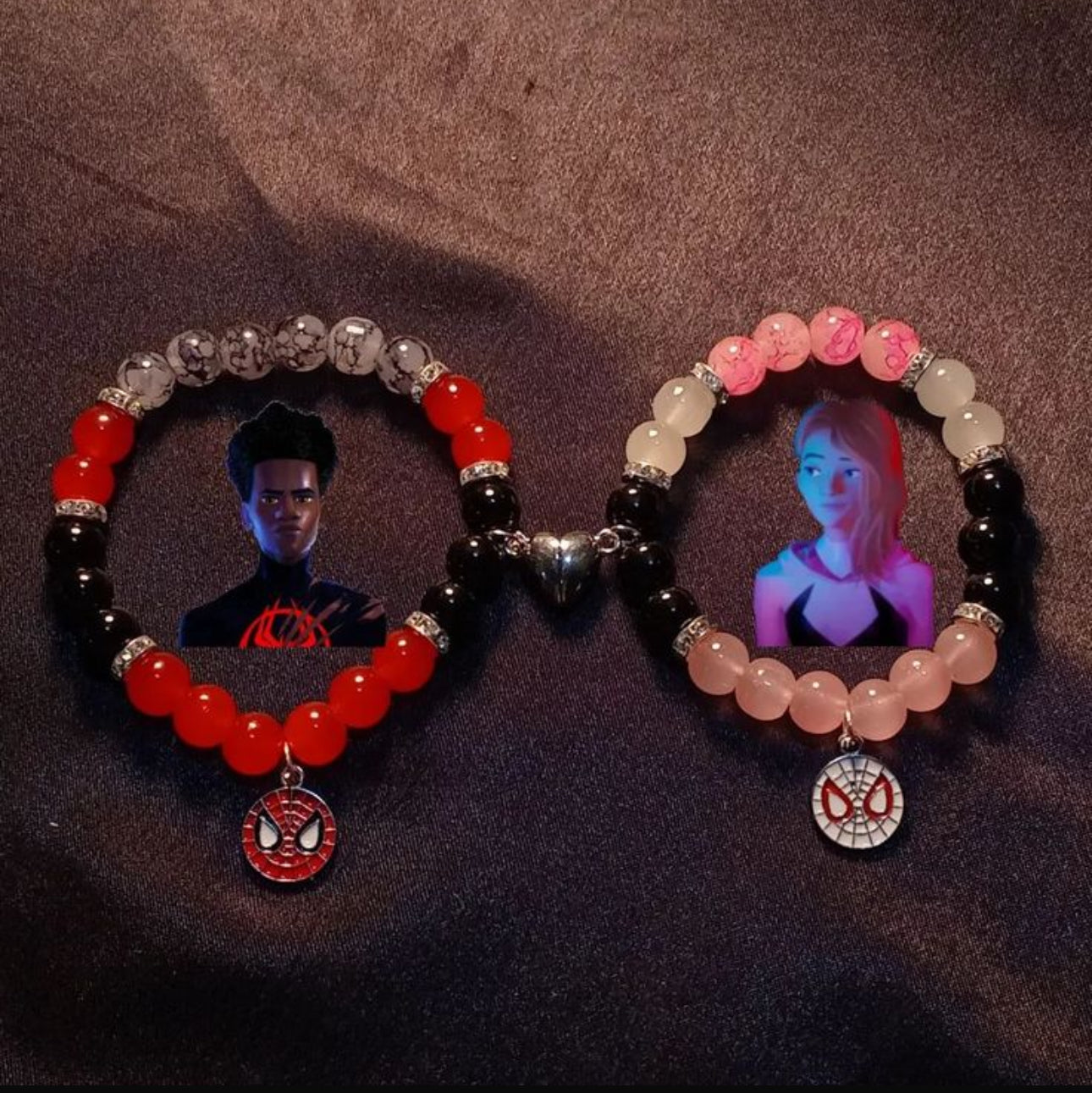 Spiderman X Spiderwoman Animated Couple Bracelet