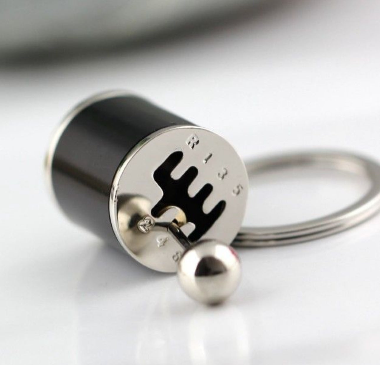 Car Gear Keychain