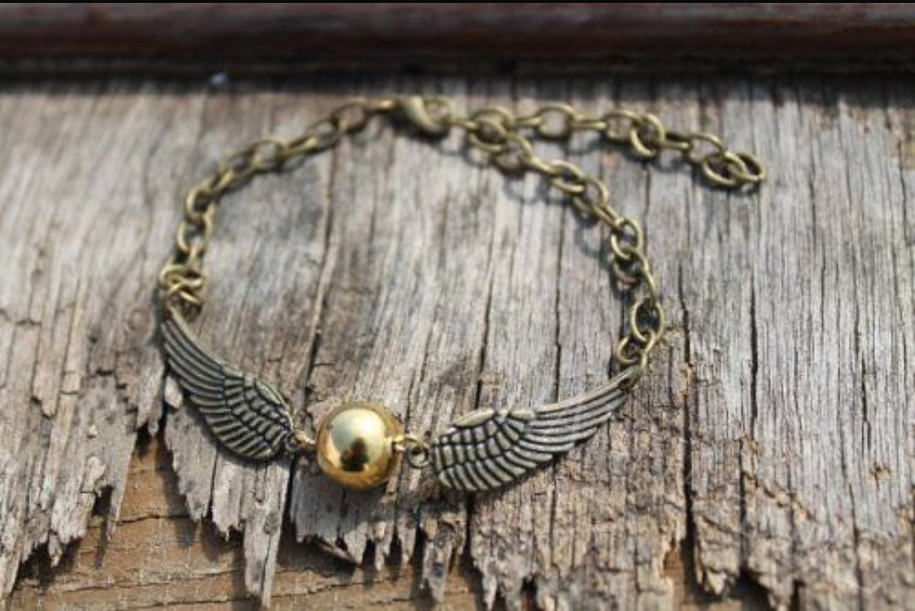 Harry Potter Golden Snitch Ball Braclet