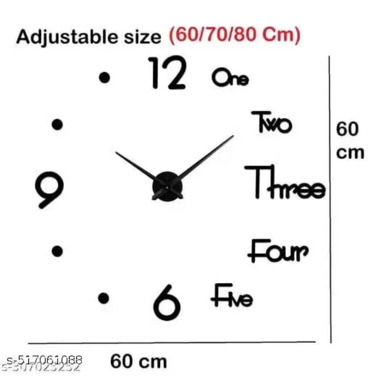 DIY Modern Wall Clock