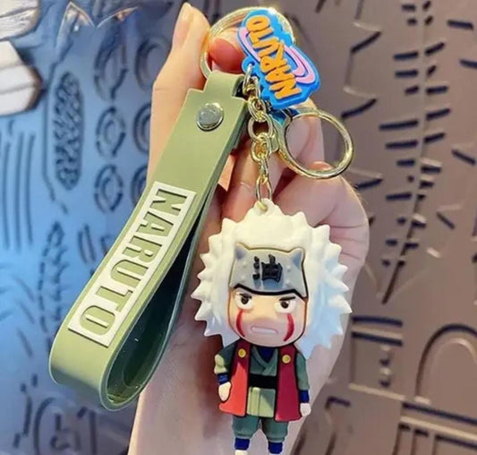 Onitore Naruto Jiraiya 3D Keychain 3D Silicon Keychain