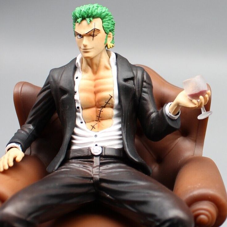 One Piece Zoro On Sofa Figure
