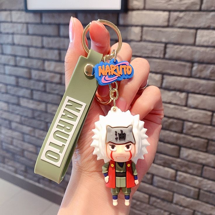 Onitore Naruto Jiraiya 3D Keychain 3D Silicon Keychain